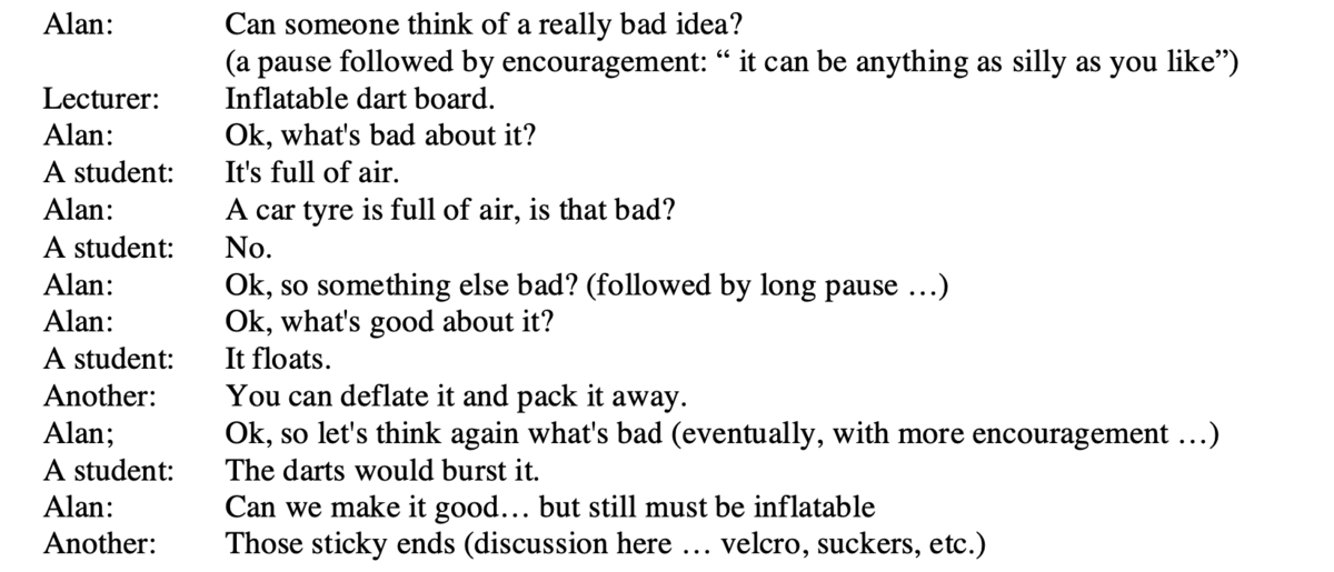 “Why bad ideas are a good idea” (Dix et al., 2006) (PDF link)