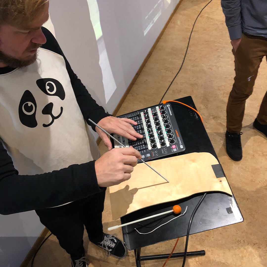 Collecting some MIDI and audio data in 2018 (artist: Bernt-Isak Waerstad)