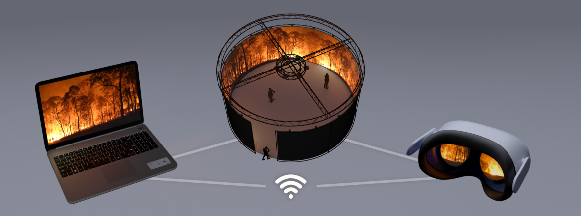 iFire Networked Visualisation System. UNSW Center for Interactive Cinema Research, 2025