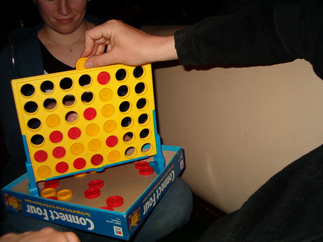 The classic game, COnnect Four. By Jonathan Kellenberg, Flickr, CC BY 2.0