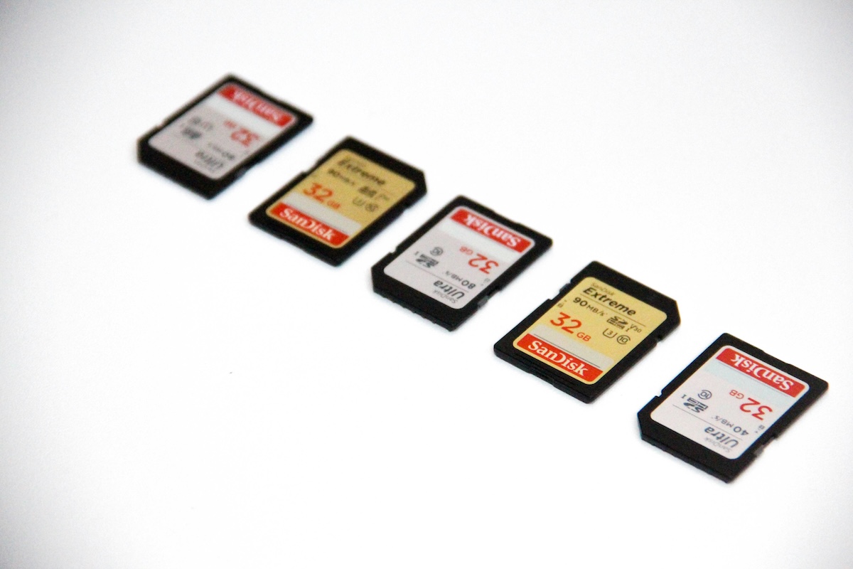This is a bad pun, but memory cards are hard to recognise! File management systems help us to use recognition rather than recall to sort stored data. (Image: Denise Jans on Unsplash)
