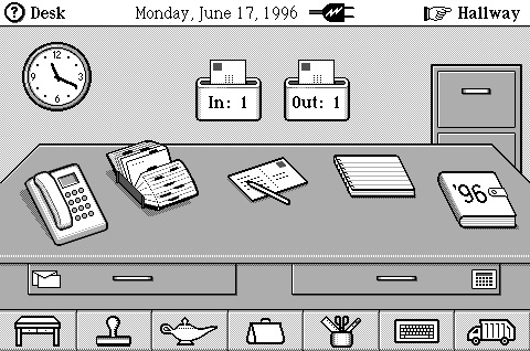 A highly metaphorical interface. (Gentner & Nielsen, 1996)