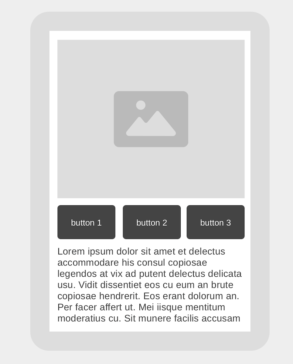 A wireframe of my awesome product.