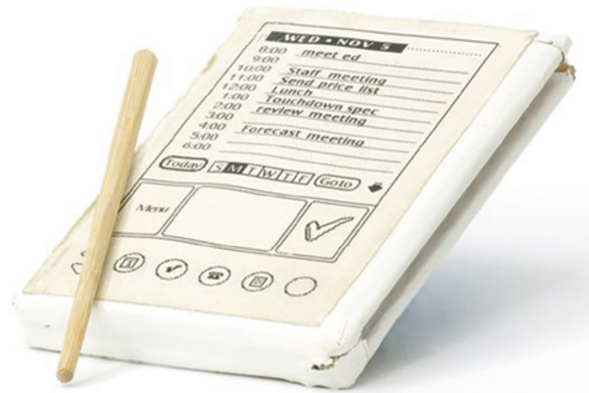 Rogers et al. (2023) Figure 12.1: PalmPilot wooden prototype