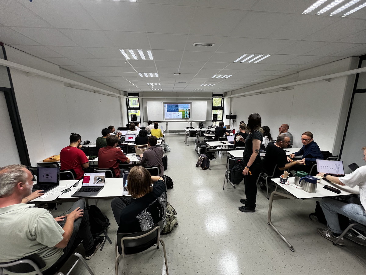 Prototyping workshop for AI musical instruments at NIME 2024.