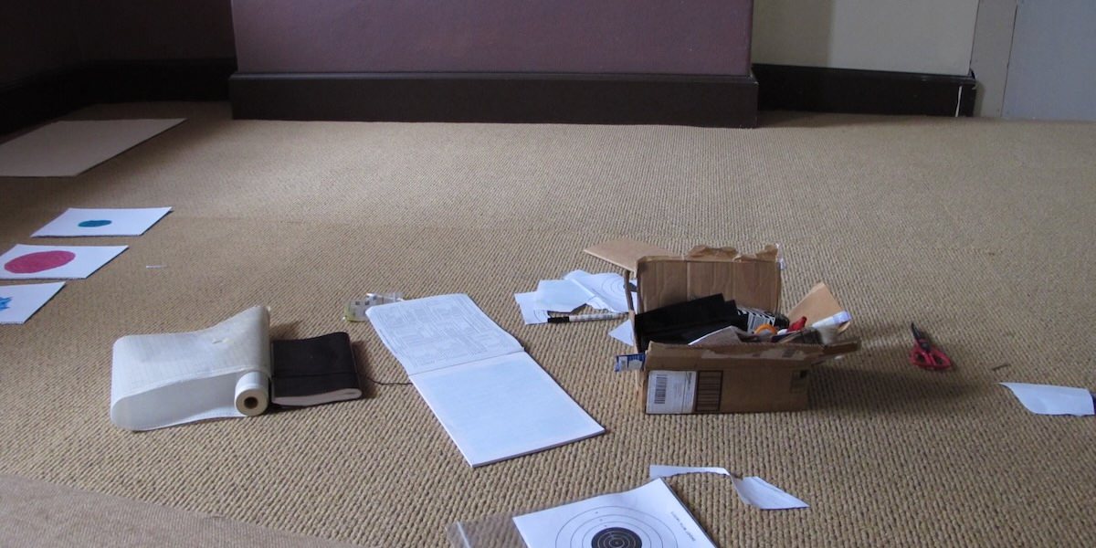 Using arts and crafts to develop ideas.